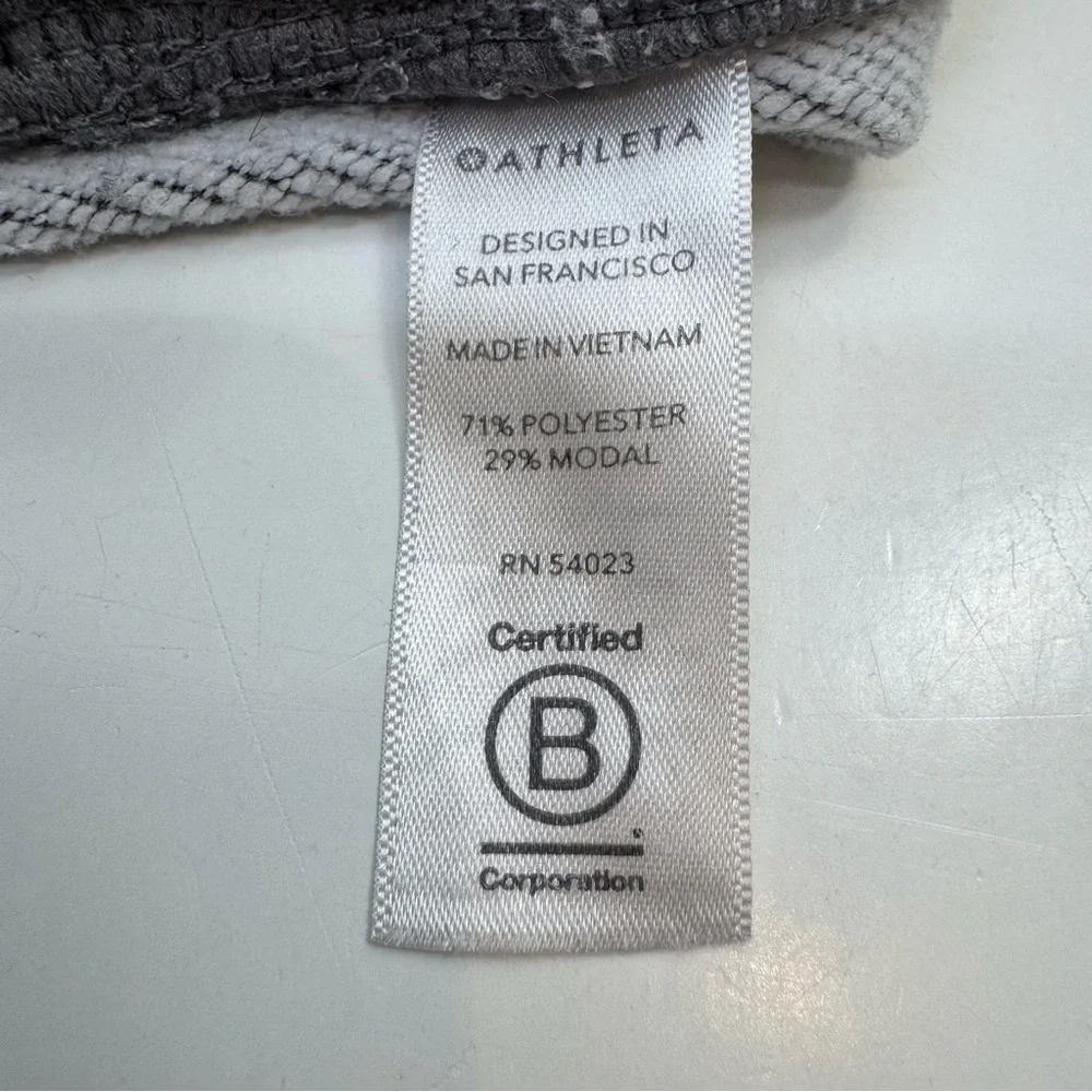 Athleta Bounce Back Joggers Gray XS Stretch Drawstring Sweatpants Pants Cozy